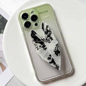 Leaf Phone Holder Stand 360°Rotating With Hand Grip Handle